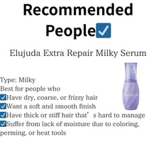 将图片加载到图库查看器,MILBON Elujuda Extra Repair Serum / Extra Repair Milky Serum 120ml each