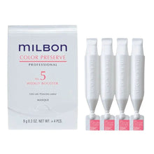 将图片加载到图库查看器，GLOBAL MILBON COLOR RETAINING WEEKLY BOOSTER
